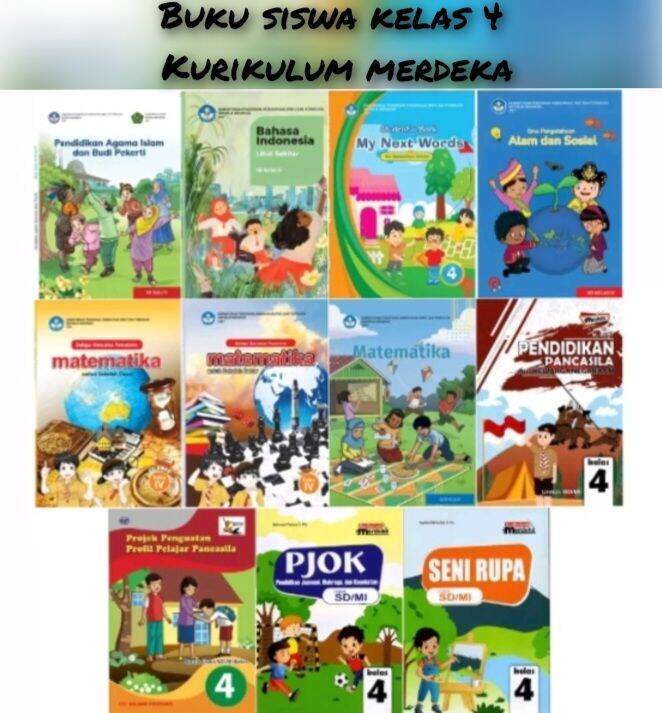 Buku Siswa Kurikulum Merdeka SD kelas 4 Edisi Lengkap | Lazada Indonesia