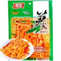 หน่อไม้ดอง รสพริกดอง พร้อมทาน(友有 红油笋尖) ขนาด 100g หน่อไม้ดองพริก หน่อไม้รวกดอง  กับแกล้ม ขนมทานเล่น หน่อไม้