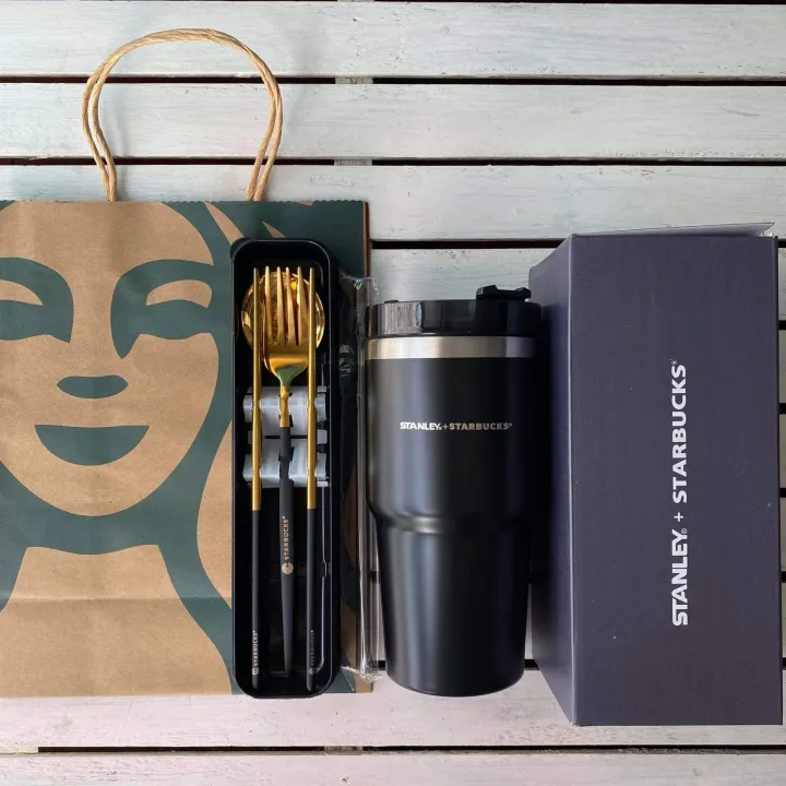 Starbucks X Stanley with utensils Lazada PH