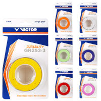 ของแท้ VICTOR VICTOR ยางมือแบดมินตัน/สายดูดเหงื่อ GR262-3แพ็คสามชิ้นรุ่นเดียวกันกับ yy102