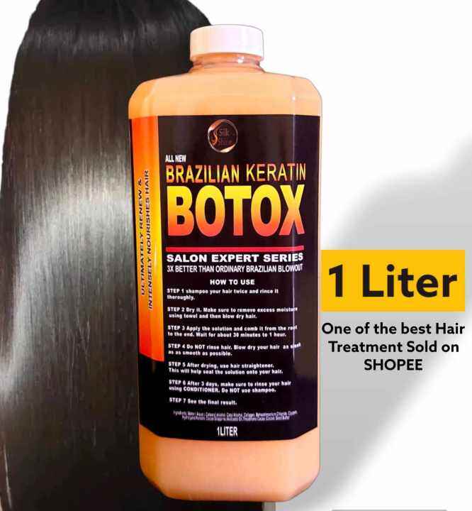 1 Liter Brazilian Keratin Botox Keratin Hair Treatment up to 80