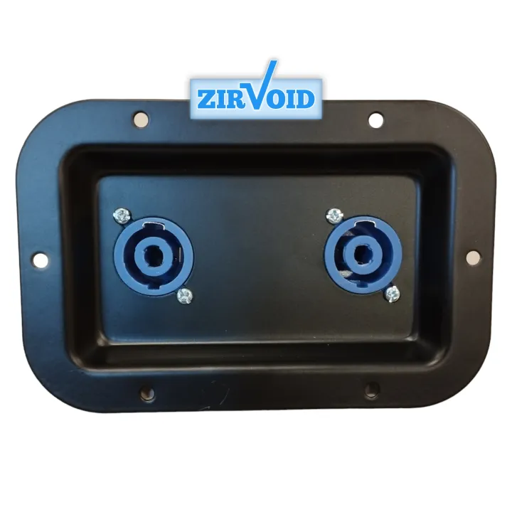 BESI TEBAL IMPORT PLAT BOX SPEAKER INPUT OUTPUT SOKET SPEAKON PANEL ...