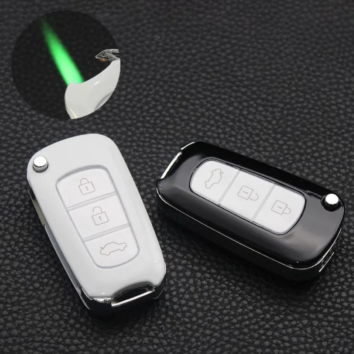 197 Sport Car Key Remote Jet Flame Windproof Lighter Refillable Key