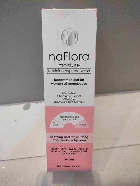 NAFLORA Moisture Feminine Hygiene Wash 250ml Lazada PH