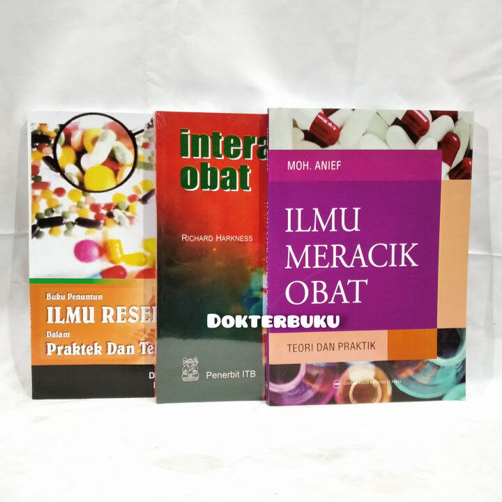 PAKET 3 BUKU FARMASI ILMU RESEP VAN DUIN, INTERAKSI OBAT DAN ILMU ...