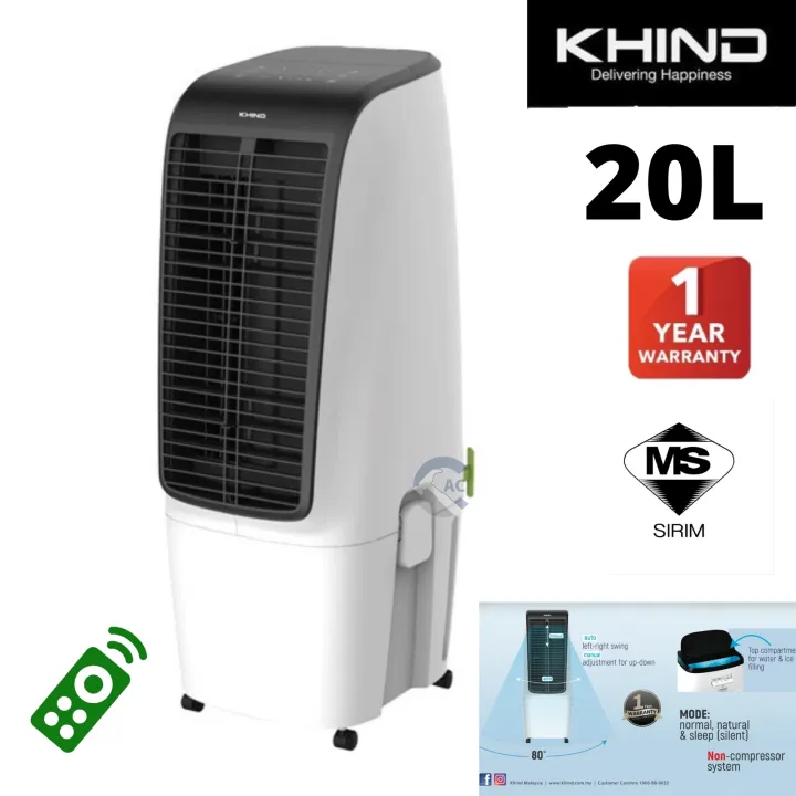 KHIND Evaporative Air Cooler with Remote Control EAC20 Lazada