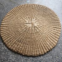 ?เสื่อ พรม ผักตบชวา Round Woven Water Hyacinth Rug Carpet♥️