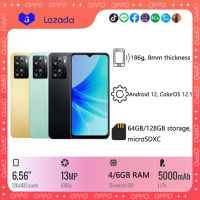 OPPO A57 โทรศัพท์มือถือแบรนด์ใหม่ (ของแท้ 100%) RAM 6G ROM 128GB หน้าจอ 6.56 นิ้ว รับประกันฟรี 1 ป