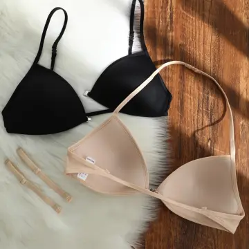  Spaghetti Strap French Triangle Cup Bras for Women
