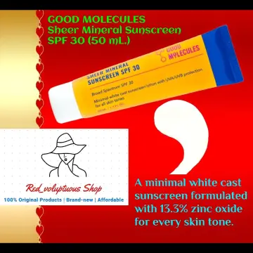 Good Molecules Sheer Mineral Sunscreen SPF 30 Single