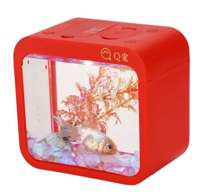 Desktop Tanks Built in LED lights, Betta aquarium small fish tank