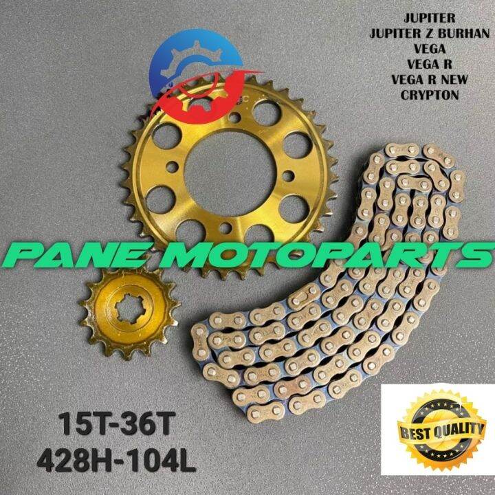 GEAR SET GIR RANTAI RODA 1 PAKET JUPITER LAMA JUPITER Z BURHAN VEGA R