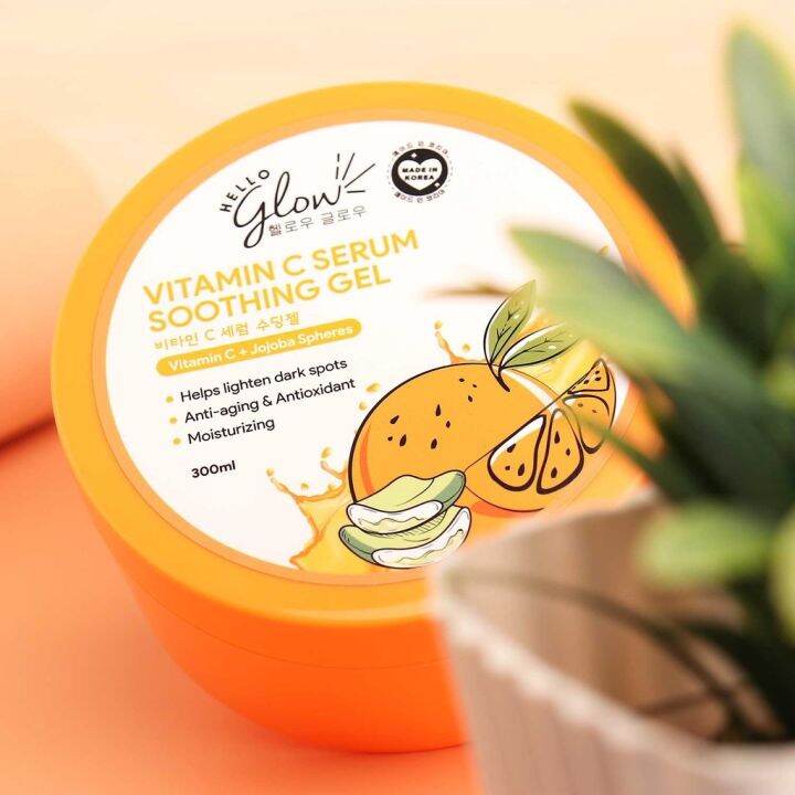 HELLO GLOW VITAMIN C SERUM SOOTHING GEL Lazada PH