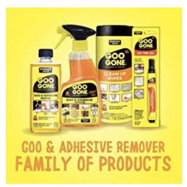 Goo Gone Adhesive Remover Ounce Surface Safe Adhesive