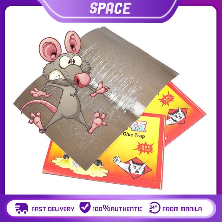 5 Packs Large Mouse Glue Traps With Enhanced Stickiness, Rat Mouse Traps,  Snake Mouse Traps Sticky Pad Board For House Indoor Outdoor