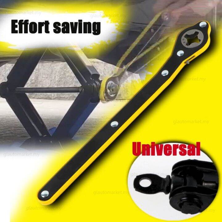 Car Jack Handle Car Scissor Auto Jack Ratchet Wrench Garage Tire Wheel