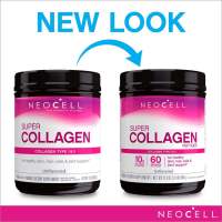 ✨พร้อมส่ง✨ NeoCell Super Collagen Peptides, Unflavored Powder, Collagen Type 1 and 3 (600 กรัม)