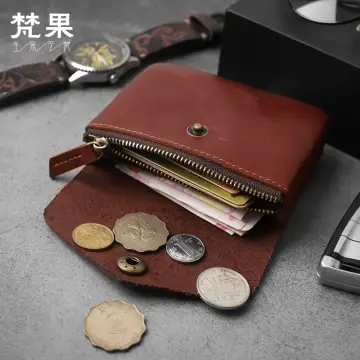 Leather Squeeze Coin Purse Pouch Change Holder for Men & Women - China  Wallets and Card Holders price | Made-in-China.com