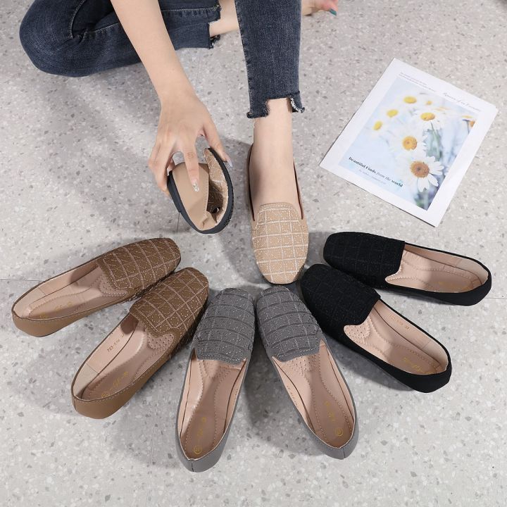 Miaolv【With Box】korean shoes for women Doll Shoes Flat shoes Office ...