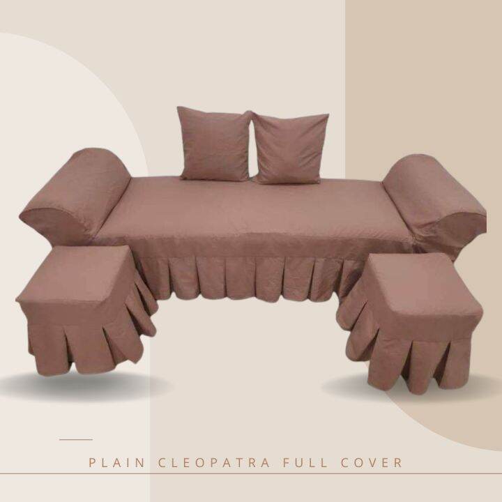 plain canadian sofa/cleoptra full cover Lazada PH
