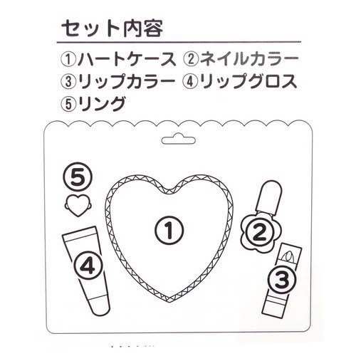 เซ็ตเครื่องสำอางค์เด็ก-เครื่ิองสำอางค์เด็ก-มาพร้อมกล่องรูปหัวใจ-นำเข้าจากญี่ปุ่น