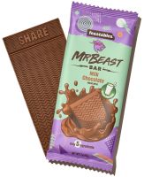 ??นำเข้า•พร้อมส่ง MrBeast Chocolate Bar - 2.1 oz/60 g Milk chocolate (อ่านคำอธิบายภาพหากกังวลเกี่ยวกับการละลาย)