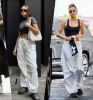 ?New!!! Cargo Pants กางเกงคาร์โก้สุดฮิต!! สไตล์ Y2K พร้อมกระเป๋าล้วงข้างสุดเท่ห์!! ผ้าไนล่อนใส่สบาย  สีดำ เทา กากี ขาว