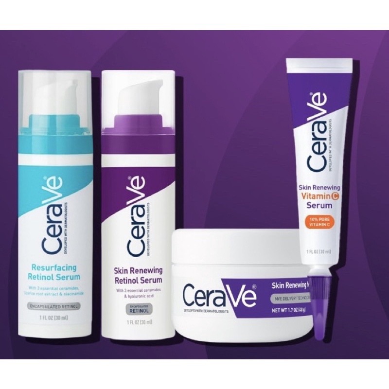 โปรโมชั่น มาใหม่ พร้อมส่ง   CeraVe Skin Renewing Retinol Serum/Cream/vitCserum