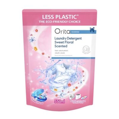 น้ำยาซักผ้า Orita Laundry Detergent (Sweet Floral) 500ml.