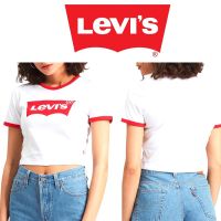 ✨พร้อมส่ง✨เสื้อ Crop แบรนด์ Levi’s ของแท้ Size S อก 34” ยาว 17”