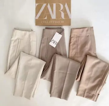 Shop Zara Pants Women Black with great discounts and prices online