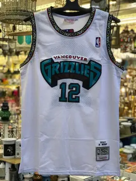 New Men 12 Ja Morant Jersey Blue Vancouver Grizzlies Throwback