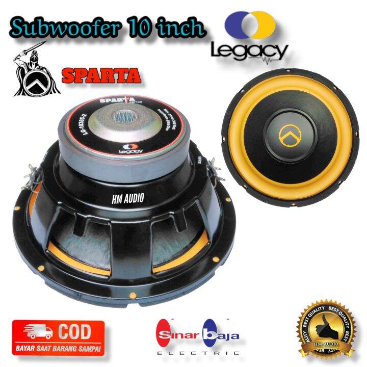 SPEAKER 10 INCH LEGACY SPARTA 10 INCH DOUBLECOIL | Lazada Indonesia
