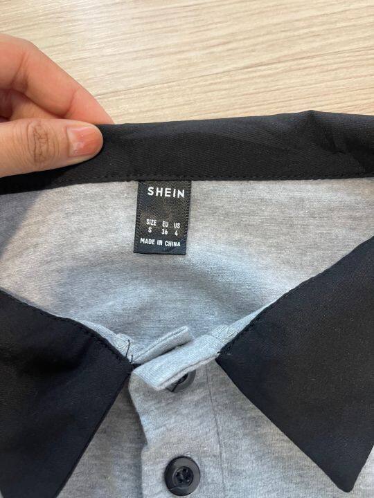 เสื้อครอป-shein-ไซส์-s-สภาพสวยเหมือนใหม่คะ