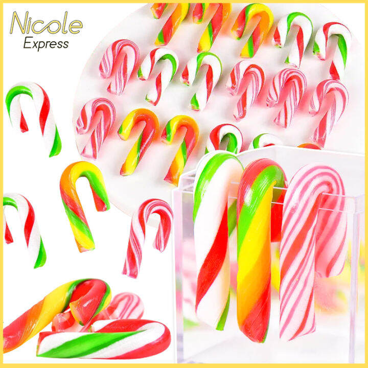 500 grams Fruity Candy Cane, Holiday Candy Pack Individually Packaged