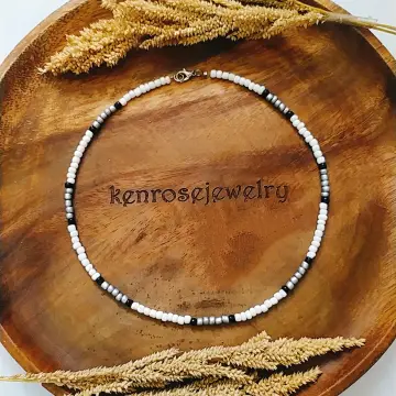 Mens Wood Beads Necklace, Wood Beads Necklace, Jadeite Beads, Sandalwo –  Jennifer Jade Shop