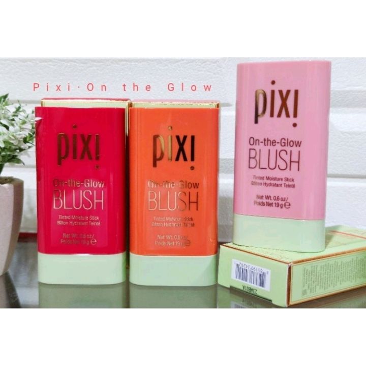 ป้ายไทย-สีสวยมาก-ใช้ง่ายควรตำค่ะpixi-one-the-glow-blush-ขนาด19g