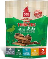 ขนมสุนัข Plato Mini Thinkers Real Sticks สูตร Duck ขนาด 170 g