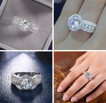 Jual CINCIN WANITA ANTI KARAT WARNA EMAS BUNGA PERMATA AMERICAN