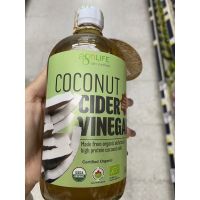 น้ำส้มสายชูหมัก จากน้ำกะทิไขมันต่ำ ตรา อะกรีไลฟ์ 480 Ml. Coconut Cider Vinegar ( Agi Life Brand )