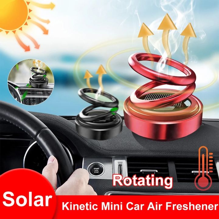 Portable Kinetic Mini Aroma Diffuser, Auto Rotating Solar Double