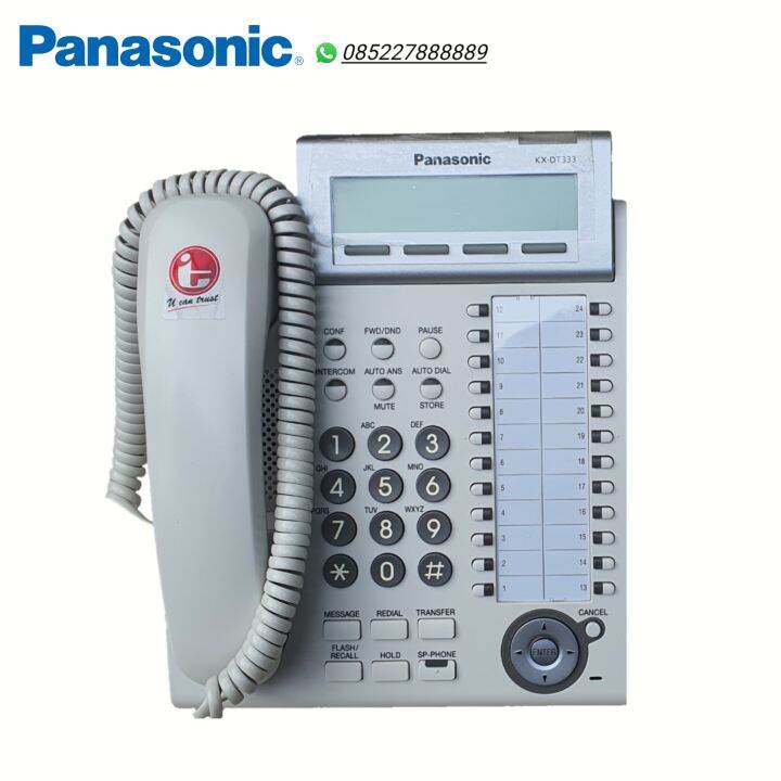 Key Telepon Panasonic KX-DT333 / KX-DT333X Telepon Digital Unit Second ...