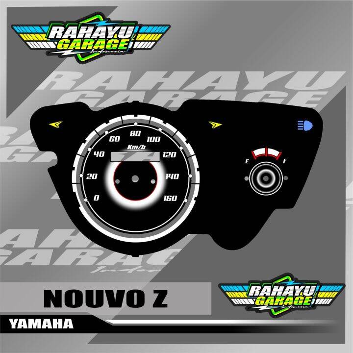 papan speedometer custom yamaha nouvo z panel spido meter custom yamaha