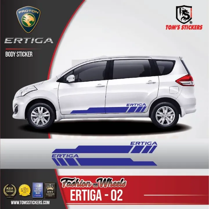 👍👍 PROTON ERTIGA CAR BODY STICKER SET ERTIGA - 02 | Lazada