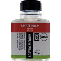 amsterdam acrylic medium 012  เพื่มความเงาเมื่อแห้งแล้วไม่ทำให้สีเปลี่ยนทำให้สีอะครีลิคแห้งช้าขึ้น 75 ml.