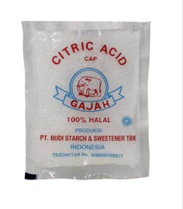 Citric Acid Cap Gajah 50gr Lazada Indonesia