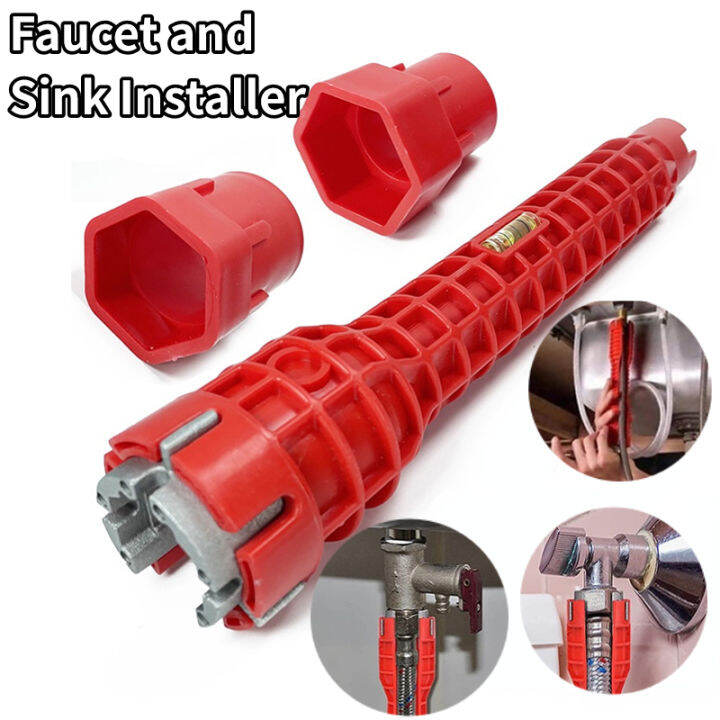 【COD】Multifunctional 8in1 faucet and sink installation tool wrench