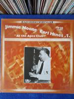 Jimmie Noone  Earl Hines .1.  "At the Apex Club" 00695   แผ่นต้นฉบับเดิม แผ่นเสียง vinyl Lp 33rpm 12"สภาพกำลังฟังได้ดีได้รับการตรวจสอบ