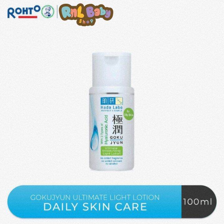 HADA LABO Gokujyun Ultimate Moisturizing Light Lotion 100ml Cocok untuk