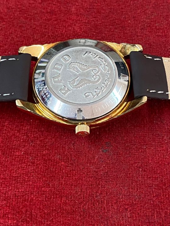 rado-25-jewels-goldenhorse-automatic-นาฬิกาผู้ชาย-นาฬิกามือสองของแท้
